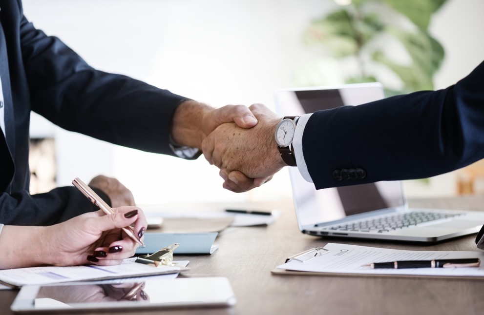 shaking hands
