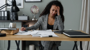 frustrated woman