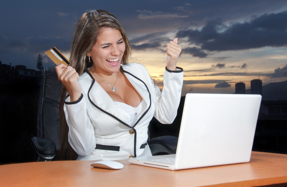 woman applying for loan